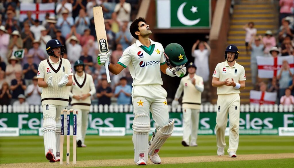 "Kamran Ghulam Smashes Century on Debut in 2nd Test Against England"