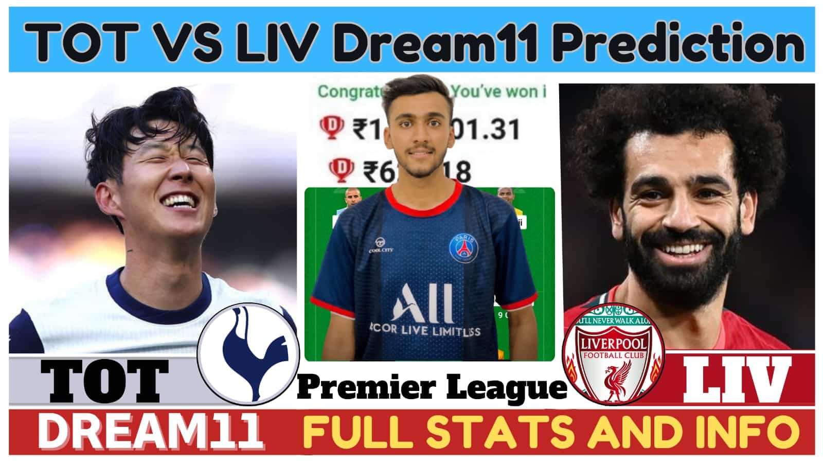 TOT VS LIV Dream11 Prediction | Tottenham vs Liverpool Dream11 |