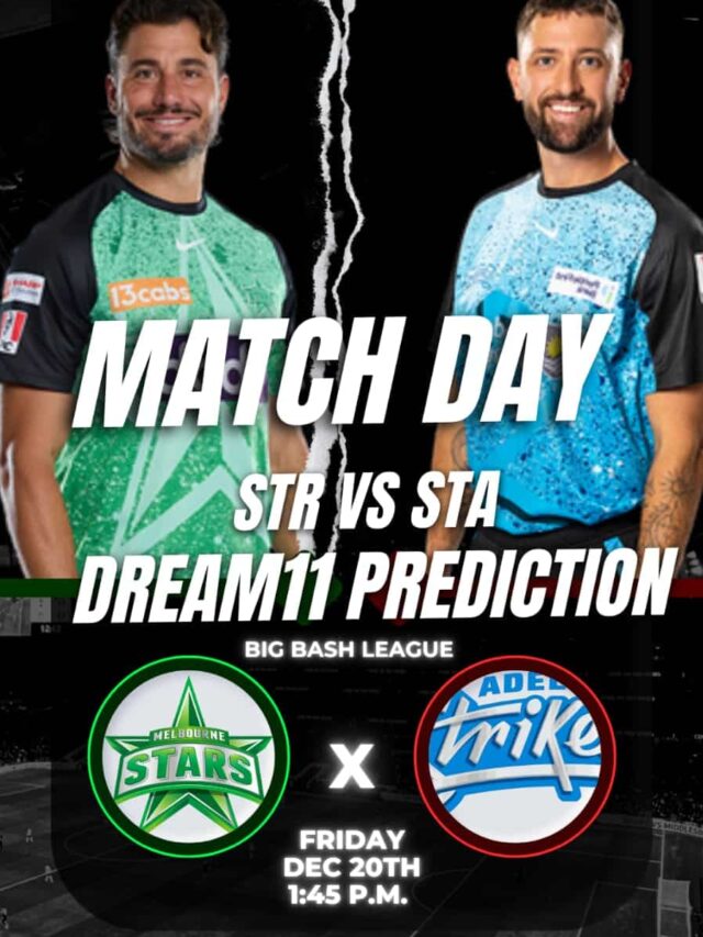 STR VS STA Dream11 Prediction | Dream11 Team | Big Bash League | BBL