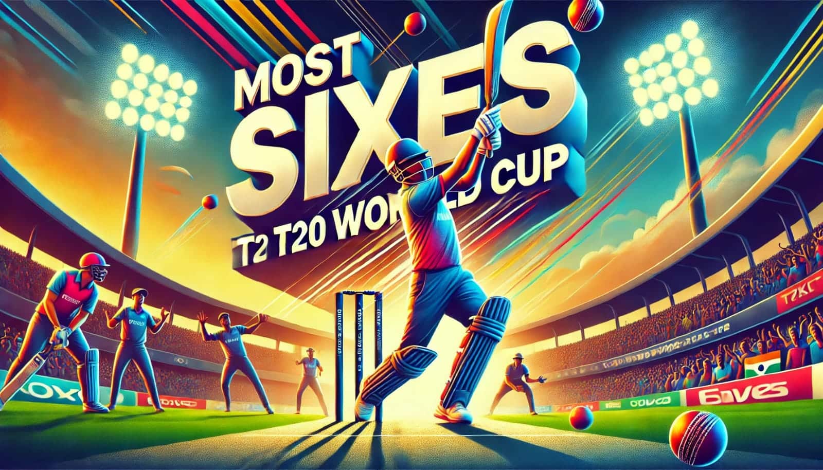 Most Sixes in T20 World Cup