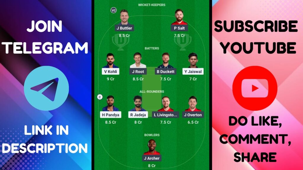 IND VS ENG Dream11 Prediction, 3rd ODI: India vs England Dream11 Team|