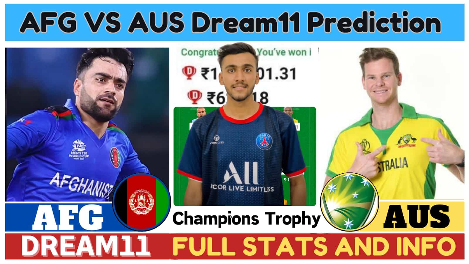 AFG VS AUS Dream11 Prediction, Afghanistan vs Australia Pitch Report, Top Picks