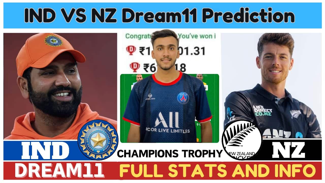 IND VS NZ Dream11 Prediction | India vs New Zealand Pitch Report, Top Picks |