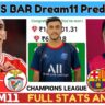 BEN VS BAR Dream11 Prediction, Benfica vs FC Barcelona Dream11 Team|