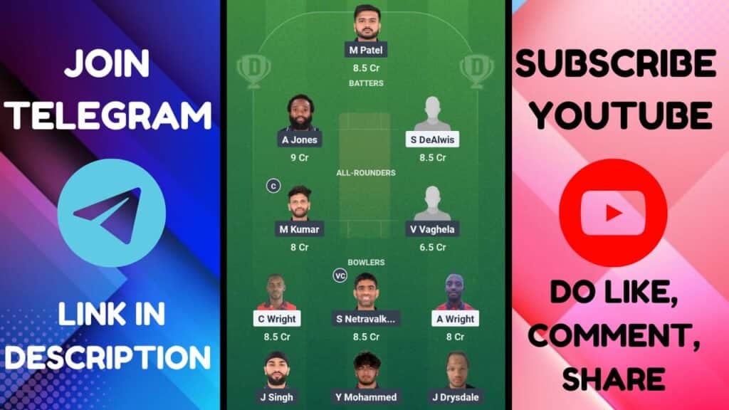 CAY VS USA Dream11 Team Prediction, Pitch Report, Playing11, Dream11 Team Today