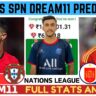 POR vs SPN Dream11 Prediction, Portugal vs Spain Dream11 Prediction, POR vs SPN Dream11 Team