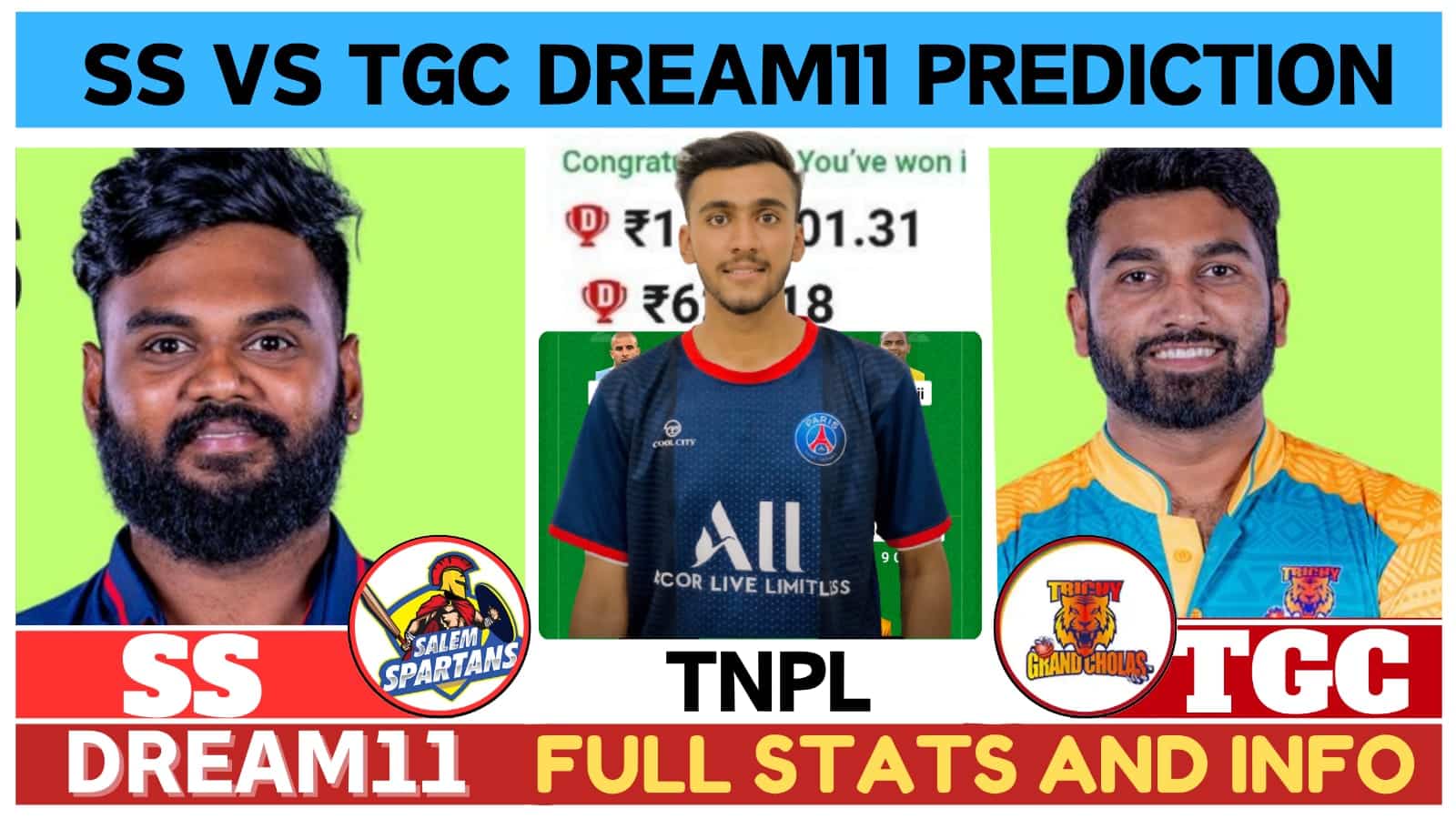 SS vs TGC Dream11 Prediction, Pitch Report, Head To Head, SS vs TGC Dream11 Team