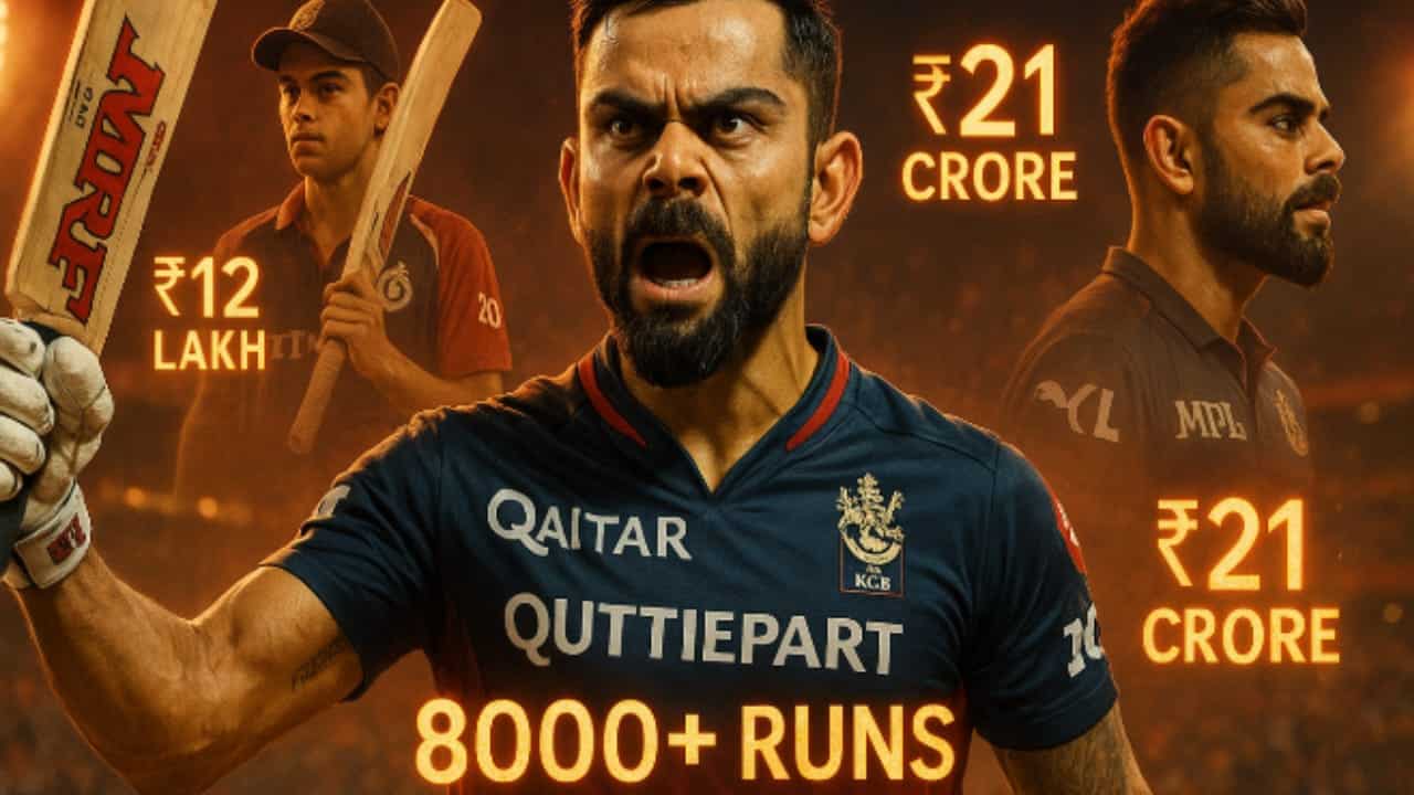 Virat Kohli IPL 2025 Price, From ₹12 Lakh to ₹21 Crore: Virat Kohli INSANE IPL 2025 Salary & Record-Breaking Journey
