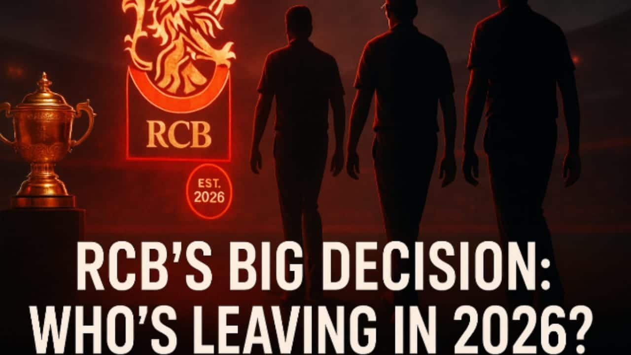3 RCB Players Who Might Be Released Before IPL 2026 - RCB’s Big Decision