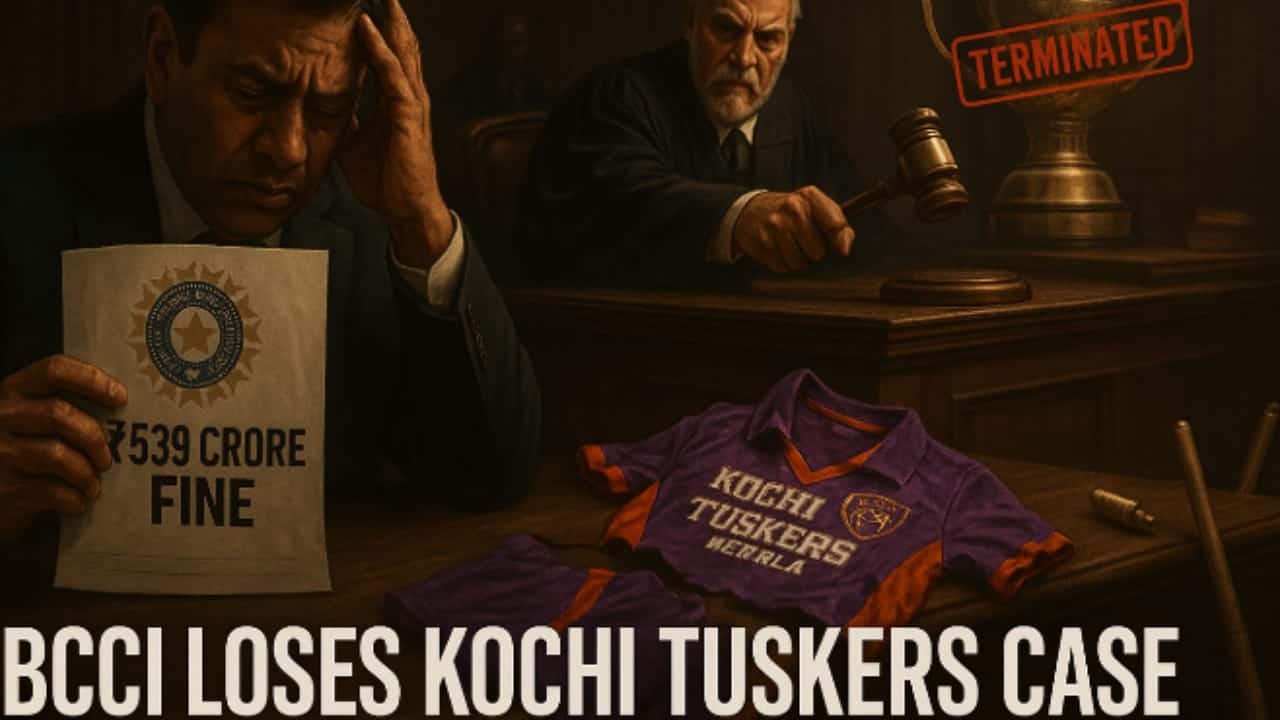 BCCI Slapped with ₹539 Crore Fine! Shocking Truth Behind Kochi Tuskers Kerala’s IPL Exit