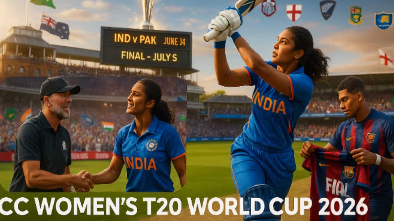 ICC Women's T20 World Cup 2026 Schedule Revealed - India vs Pakistan on June 14!