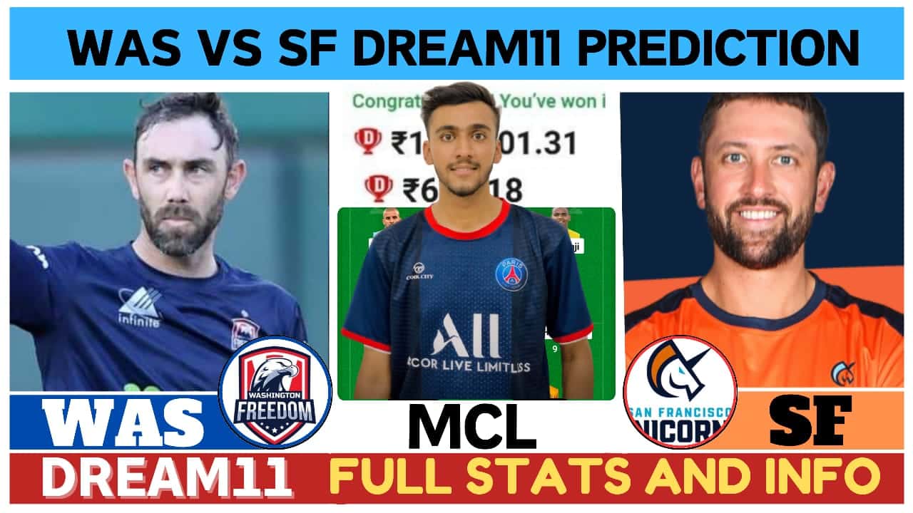 WAS vs SF Dream11 Prediction, Pitch Report, Head To Head, WAS vs SF Dream11 Team