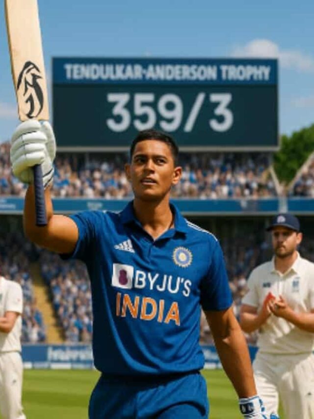 359/3 on Day 1! The Jaiswal-Gill Show That Has England Worried in Tendulkar-Anderson Trophy