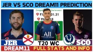 JER vs SCO Dream11 Prediction, Pitch Report, Jersey vs Scotland Dream11 Prediction