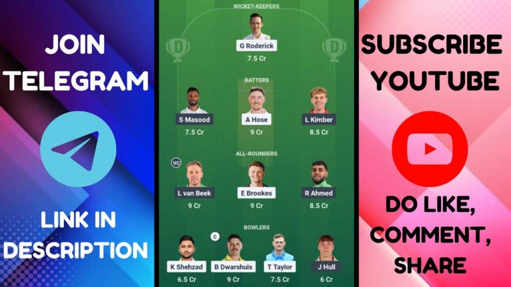 WOR vs LEI Dream11 Prediction, Pitch Report, WOR vs LEI Dream11 Team