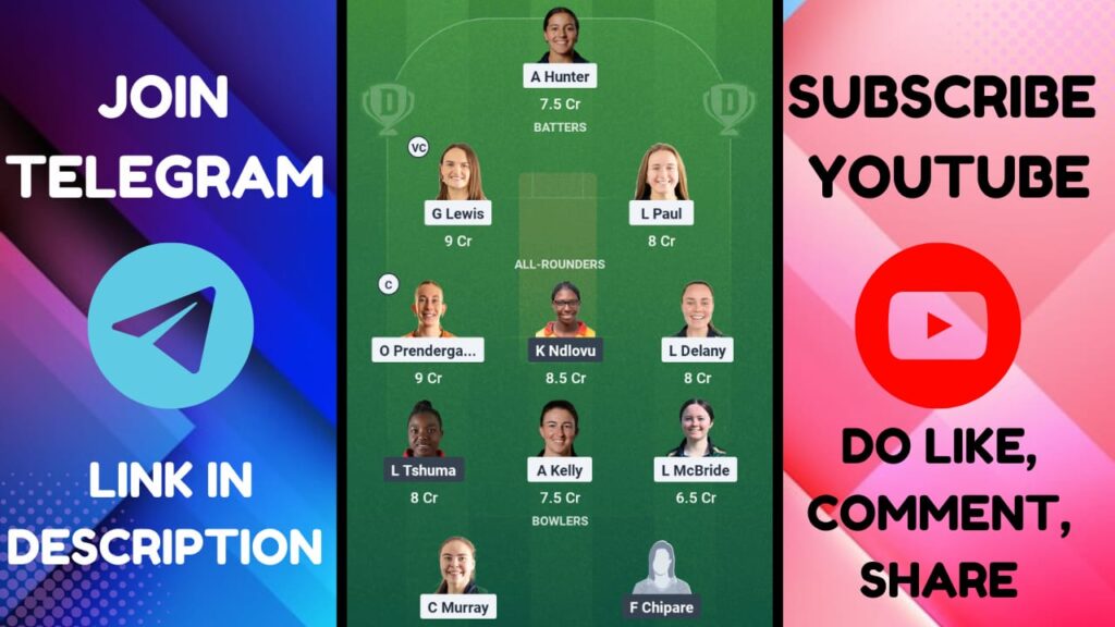 IR W vs ZM W 2nd T20I Dream11 Prediction, Pitch Report, Ireland Women vs Zimbabwe Women Dream11 Prediction