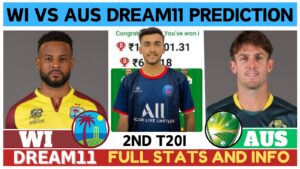 WI vs AUS 2ND T20I Dream11 Prediction, Pitch Report, West Indies vs Australia Dream11 Prediction