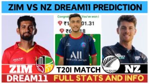 ZIM vs NZ Dream11 Prediction, Pitch Report, Zimbabwe vs New Zealand Prediction