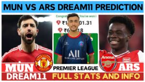 MUN vs ARS Dream11 Prediction, Manchester United vs Arsenal Dream11 Team