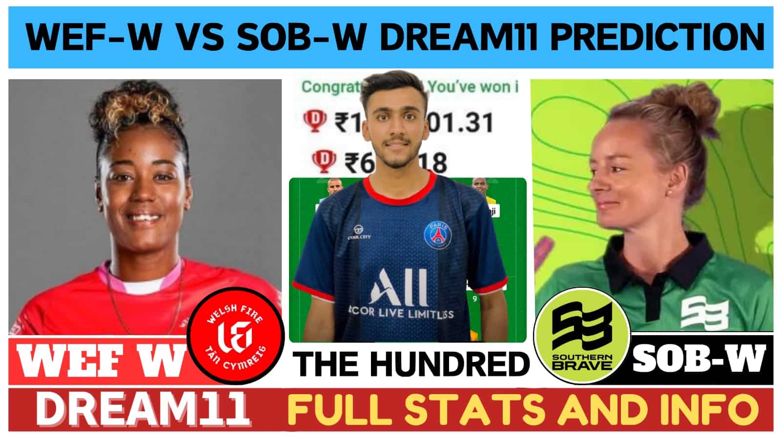WEF W vs SOB W Dream11 Prediction, Pitch Report, WEF W vs SOB W Dream11 Team