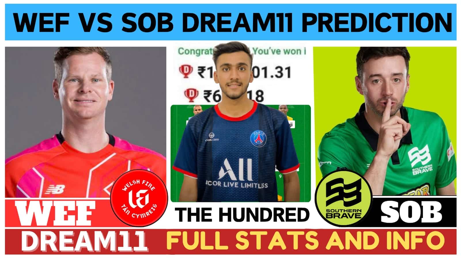 WEF vs SOB Dream11 Prediction, Pitch Report, WEF vs SOB Dream11 Team