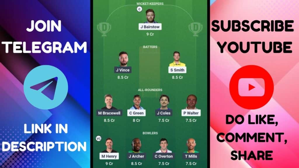 WEF vs SOB Dream11 Prediction, Pitch Report, WEF vs SOB Dream11 Team